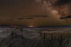 Milky Way over Mars