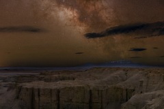 Milky Way over Henry Mountains