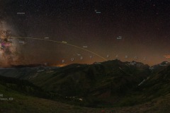 SKY GUIDE - Comet NEOWISE Milky Way Crested Butte