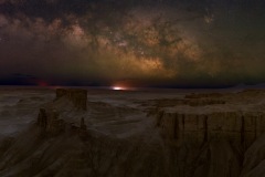 Airglow and Milky Way, Utah