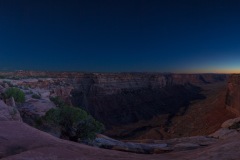 Blue Hour and Moonlight