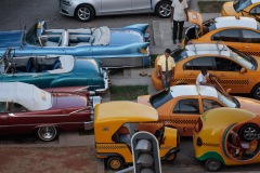 Cabs, old and new