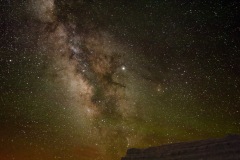 Camping under the stars