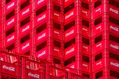 Coca Cola bins