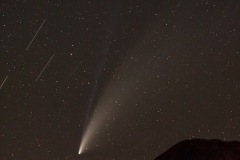 Comet Neowise and Starlink Satellites