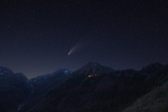 Comet Neowise over Yule Pass