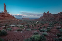 Dusk in Valley of the Gods