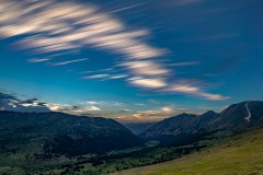 Dusk over Peru Creek, CO