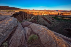 First Light over Green River