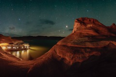 Houseboat under the Stars
