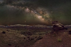 Jupiter Rising beneath Milky Way