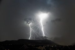 Lightning over South Table