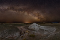 Lone Mountain and Milky Way