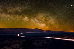 Milky Way over Hwy 95, Comb Ridge, UT