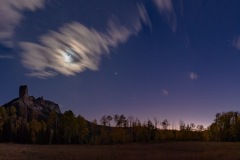 Moon over Courthosue Rock