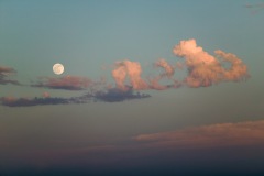 Moon with Clouds