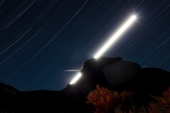 Moonrise over Hideout Campground