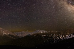 Moonset and Milky Way