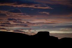 Purple Sunrise over South Table