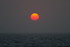 Sun over Atlantic