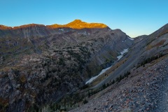 Sunrise over Upper Slate River Basin