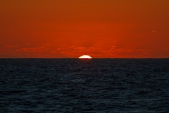 Sunset over Atlantic Ocean