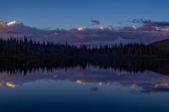 Sunset over Kerr Lake