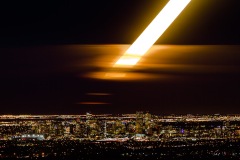 Time-lapse of SuperMoon over Denver