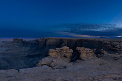 Twilight Glow on Rocks