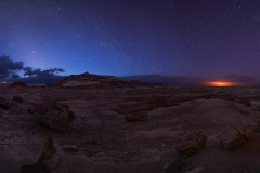 Zodiacal Light and Glow of Wildfire