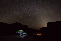 Zodiacal Light over Camp