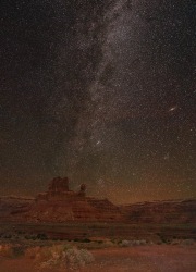 Andromeda-Galaxy-over-desert