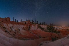 Twilight stars and desert