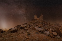 Zodiacal Light, Andromeda, Moses and Zeus