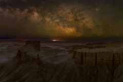 Airglow and Milky Way, Utah
