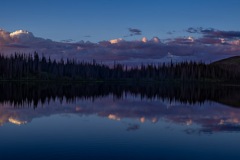 Sunset over Kerr Lake