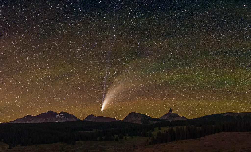 7/19/20: Comet NEOWISE from Lizard Head Pass, CO