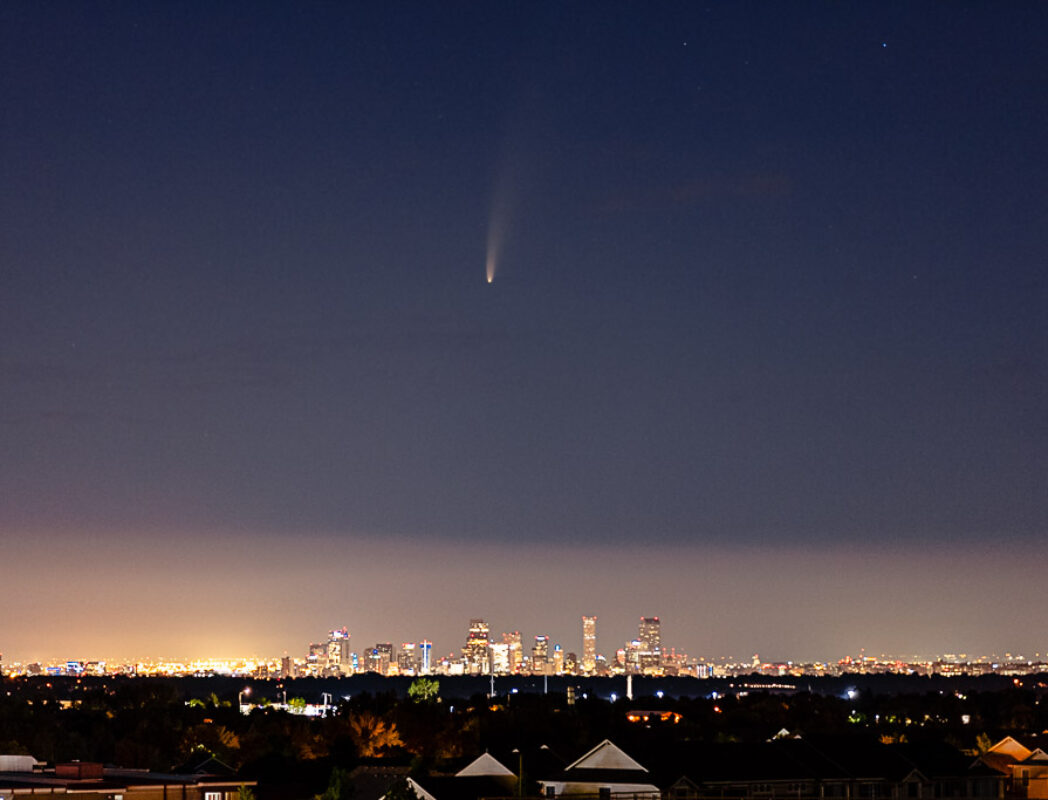 7/8/20: Comet C/2020 F3 NEOWISE over Denver, CO