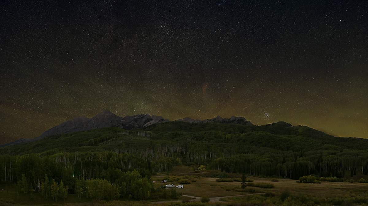 Night over Ruby Range Colorado