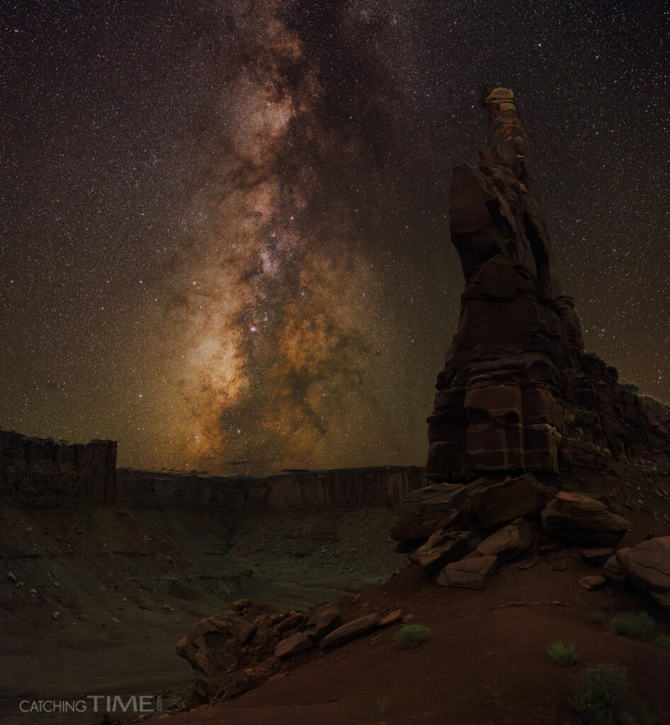 Milky Way over desert