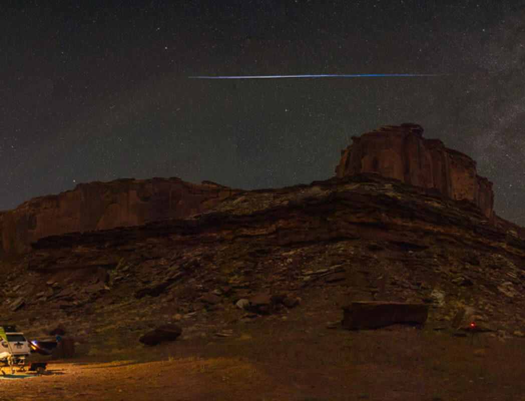 8/13/23: Starlink ‘Train’ over Canyonlands N.P.