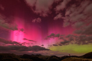 10/10/24: Aurora Borealis (Kp8), from Loveland Pass, CO